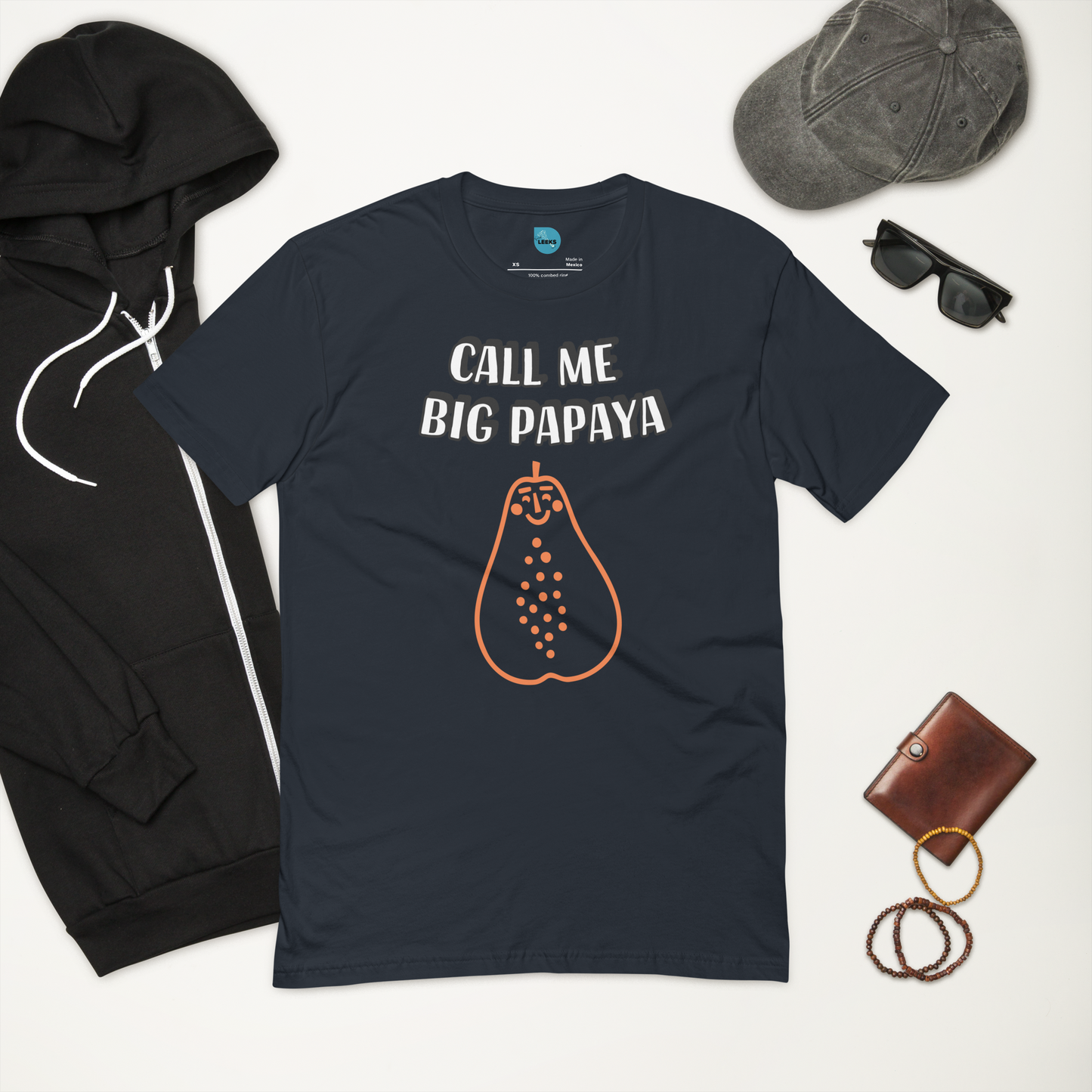 Call Me Big Papaya 100% Cotton T-shirt