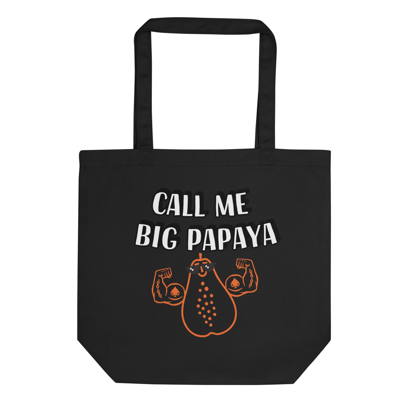 Call Me Big Papaya-Flexed Eco Tote Bag