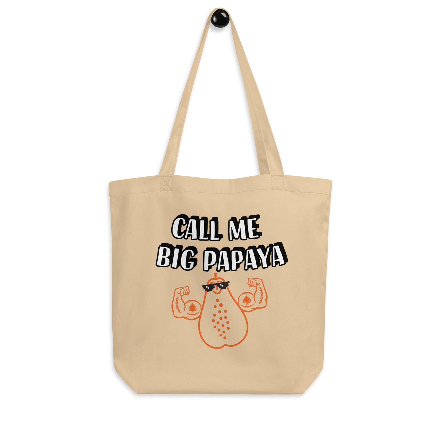 Call Me Big Papaya-Flexed Eco Tote Bag