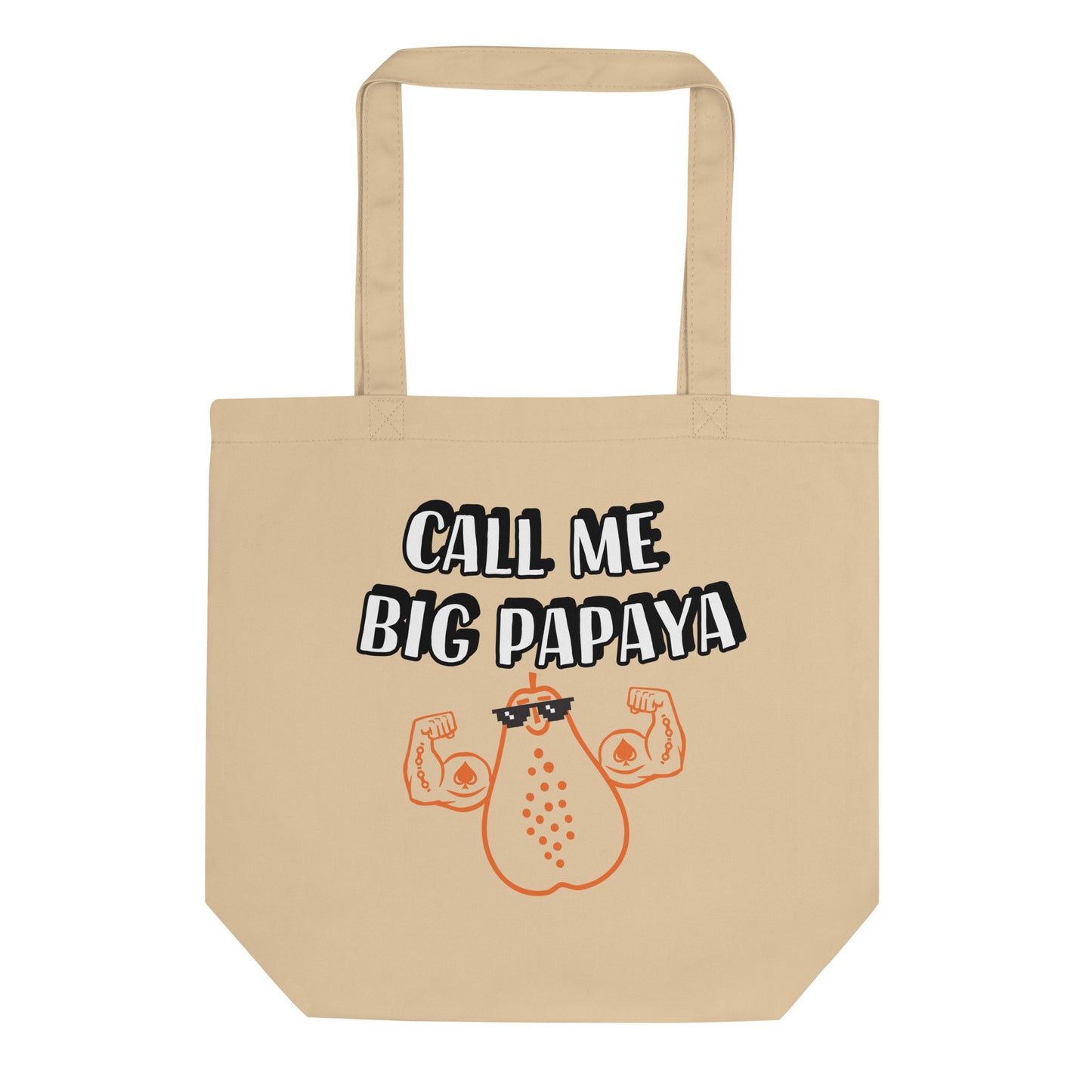 Call Me Big Papaya-Flexed Eco Tote Bag