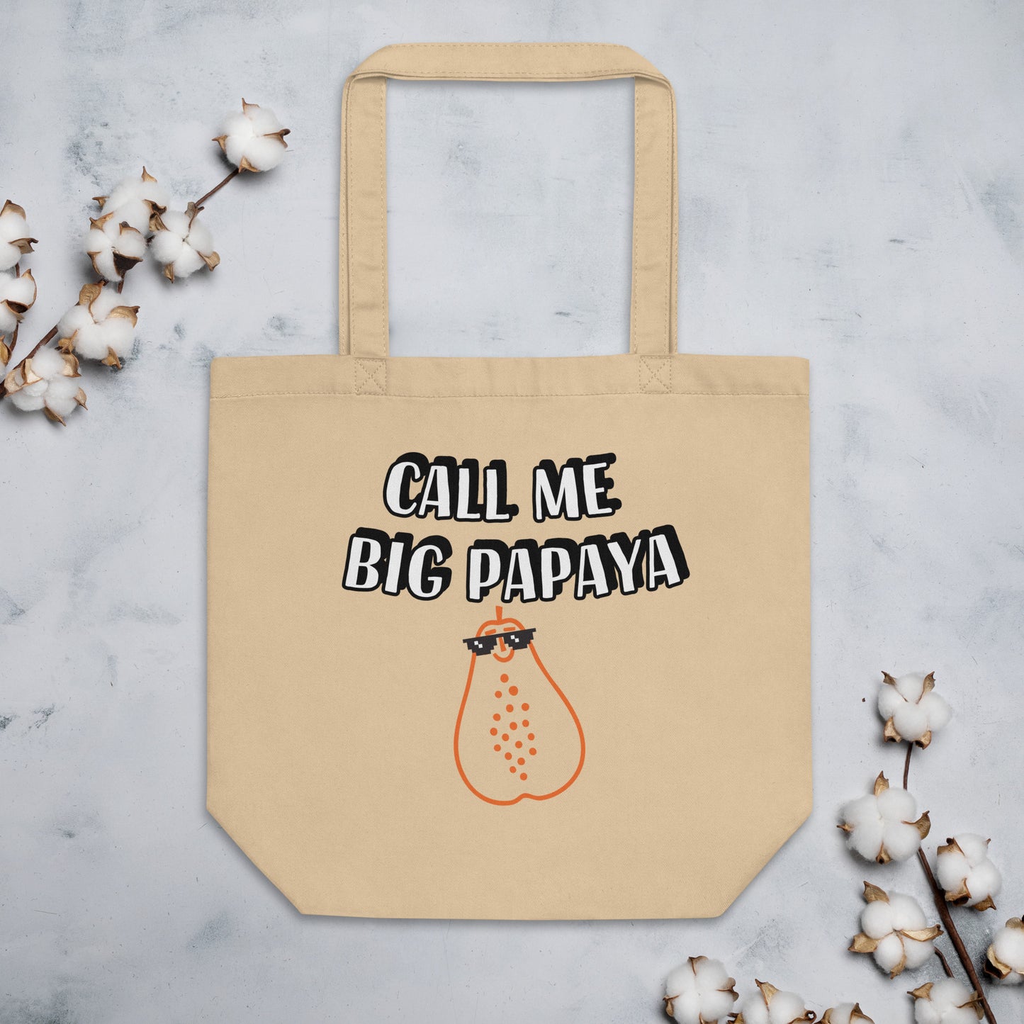 Call Me Big Papaya Eco Tote Bag