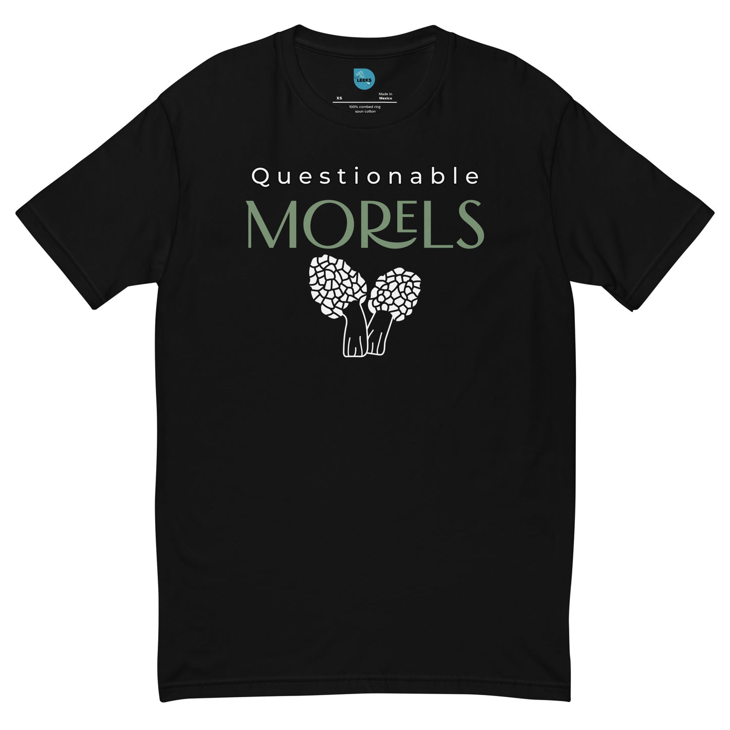 Questionable Morels 100% Cotton T-shirt