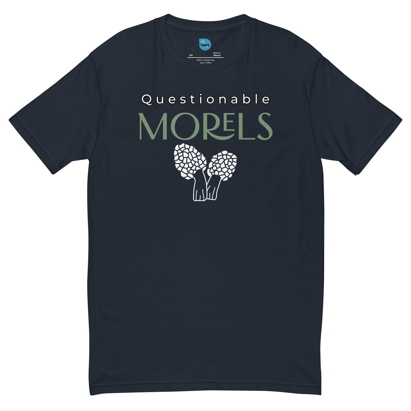 Questionable Morels 100% Cotton T-shirt