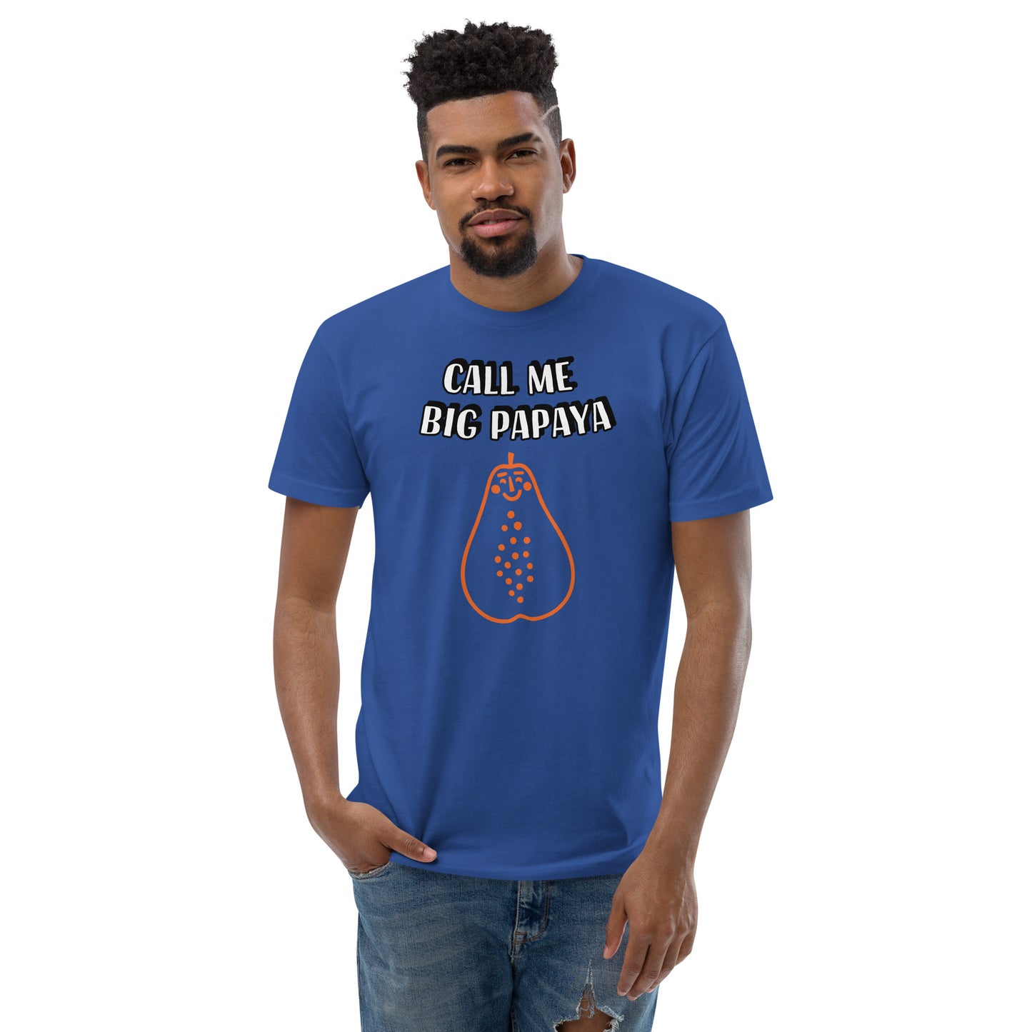 Call Me Big Papaya 100% Cotton T-shirt