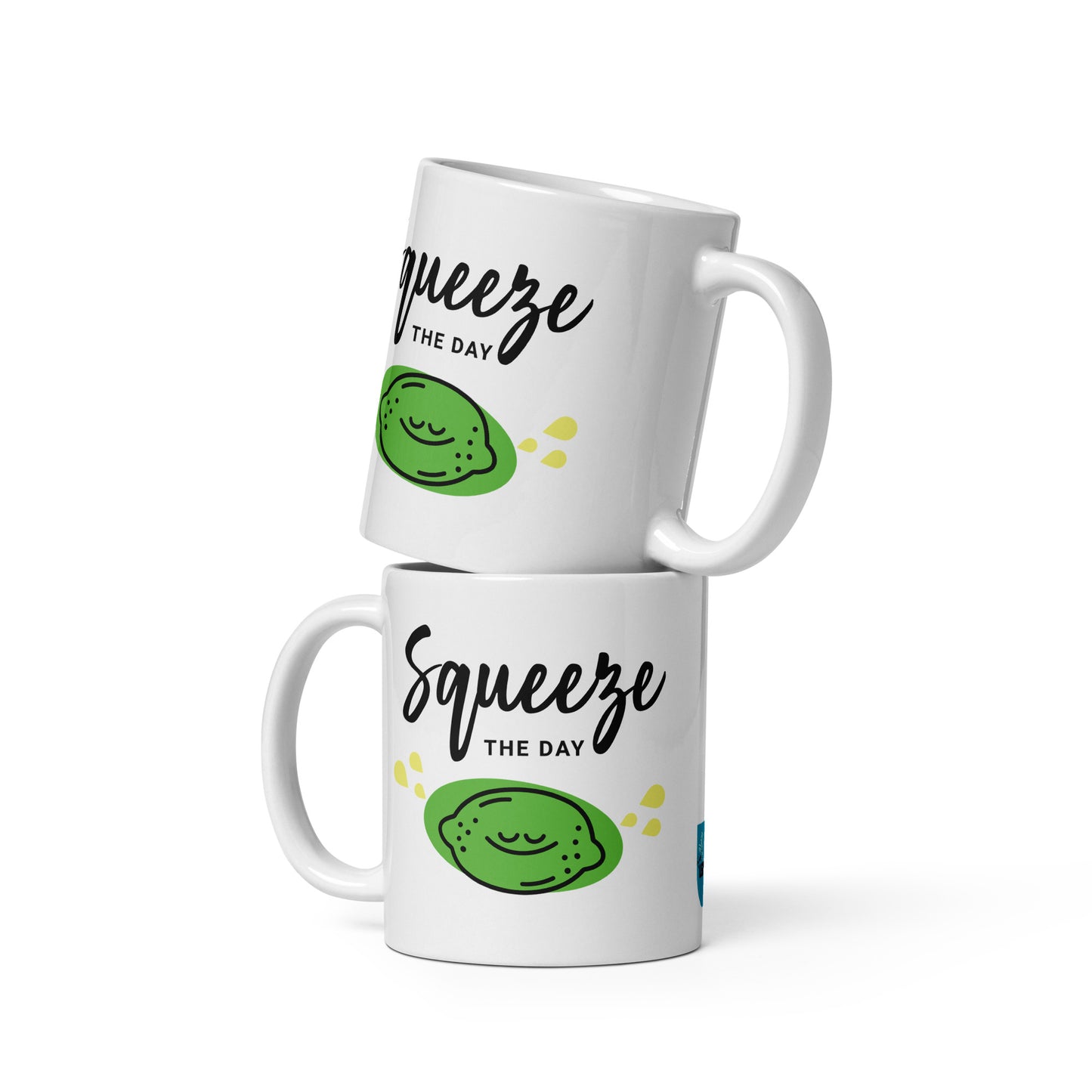 Squeeze the Day glossy mug