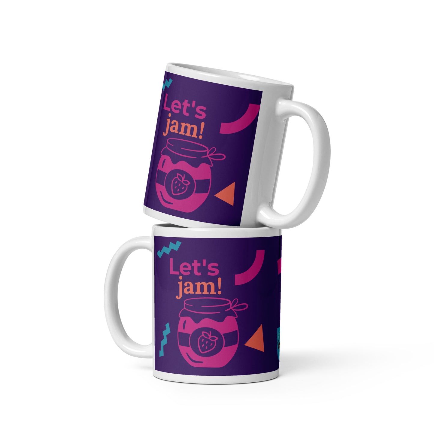 Let's Jam glossy mug