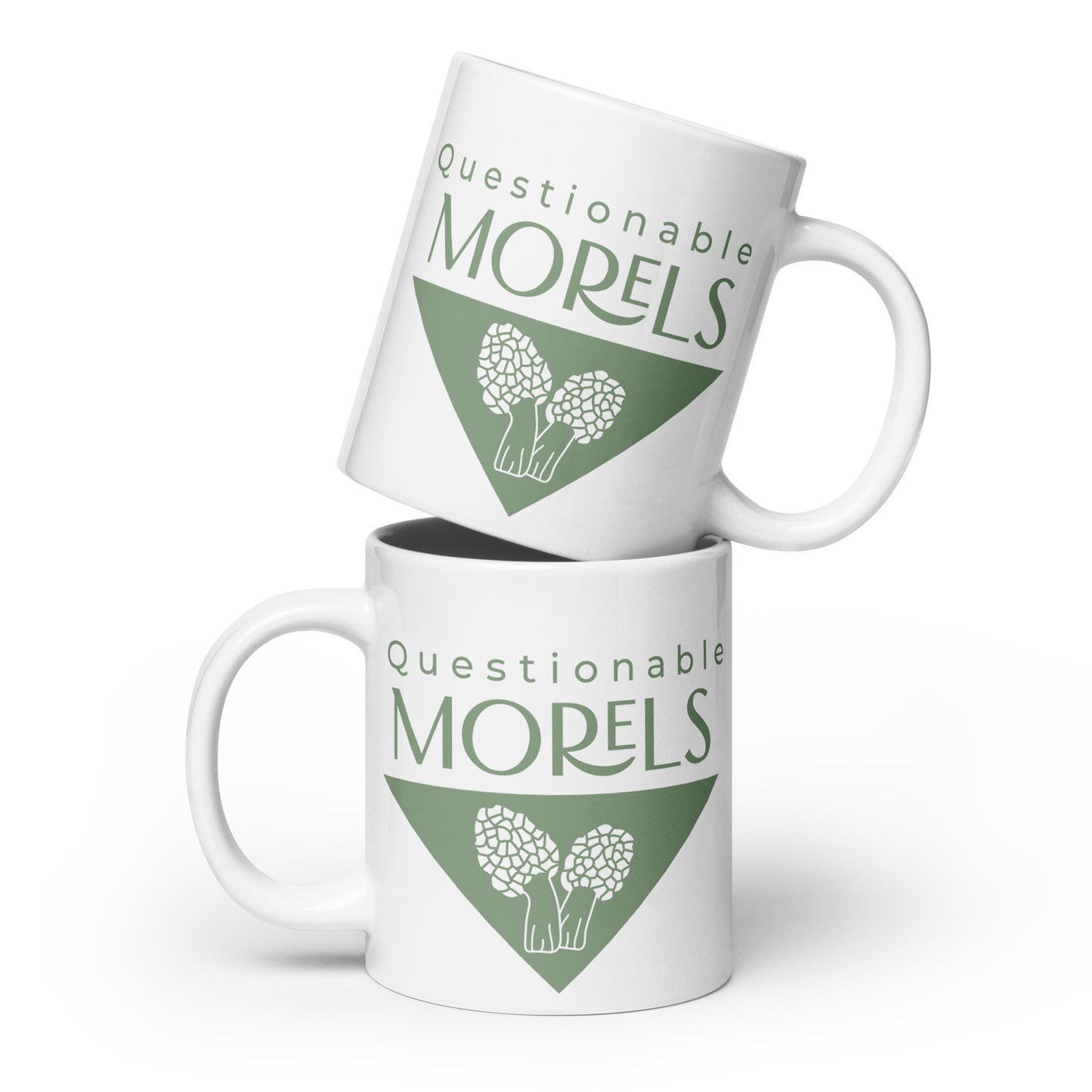 Questionable Morels glossy mug