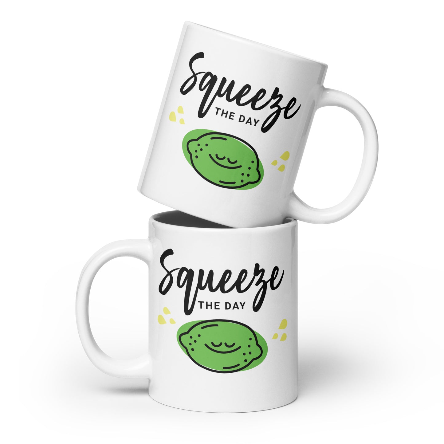 Squeeze the Day glossy mug