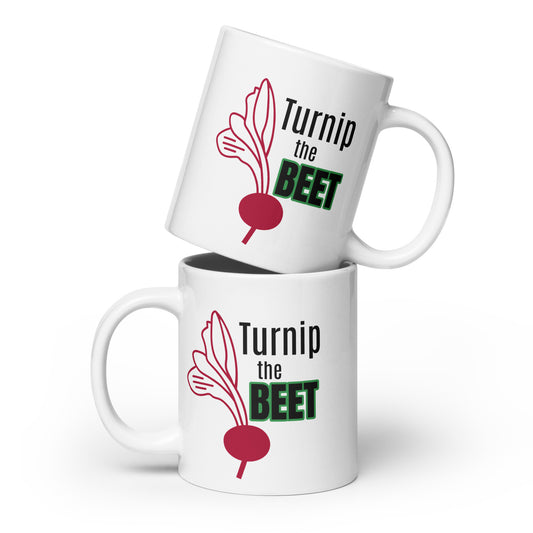 Turnip the Beet glossy mug