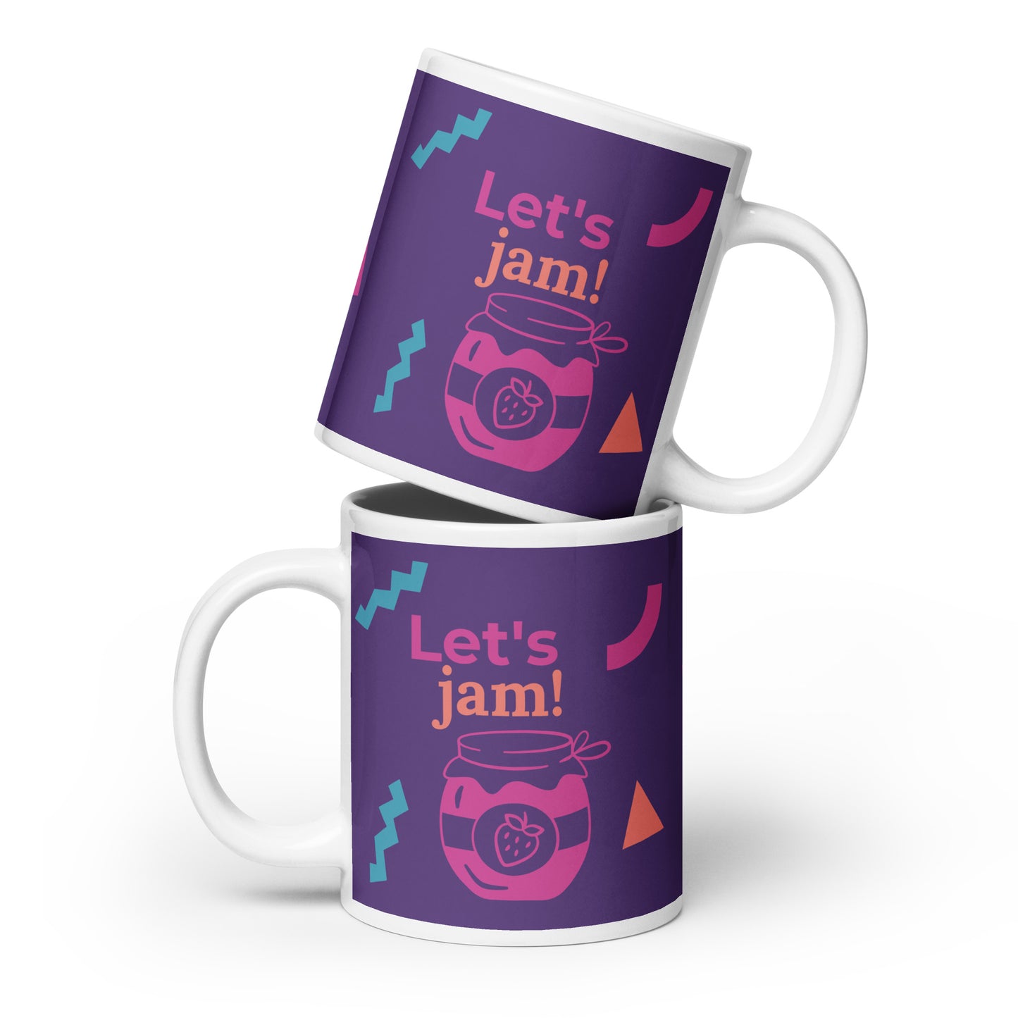 Let's Jam glossy mug